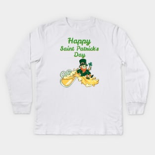 St Patricks Day Kids Long Sleeve T-Shirt